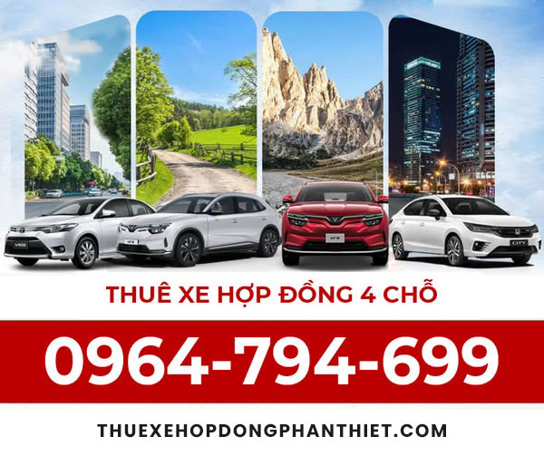 Thuê xe 4 chỗ tại Phan Thiết